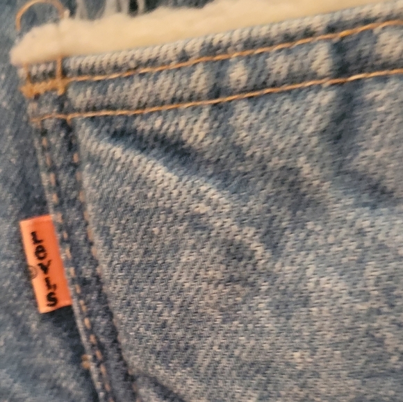 Levi's Sherpa Lined Vintage Vest Size Large - Picture 3 of 6